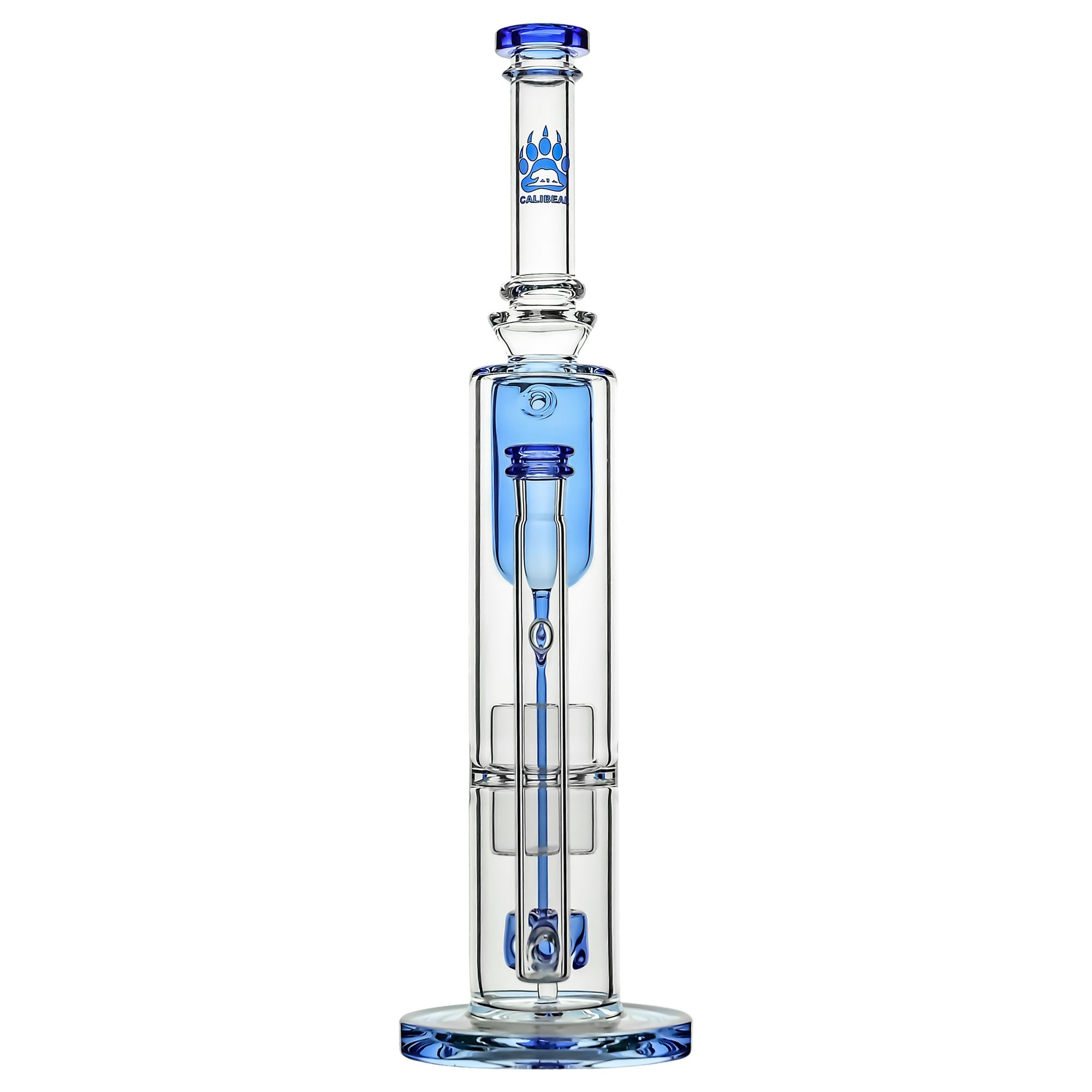 Calibear Pillar Flower Of Life Klein Bong (ONLINE ONLY)