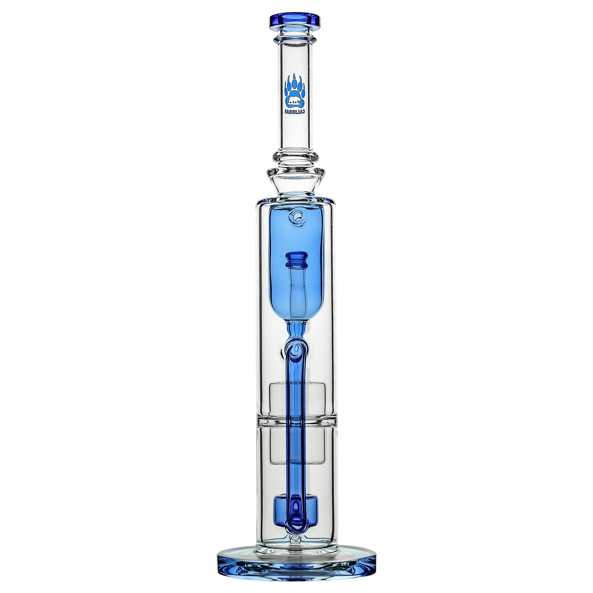 Calibear Pillar Flower Of Life Klein Bong (ONLINE ONLY)