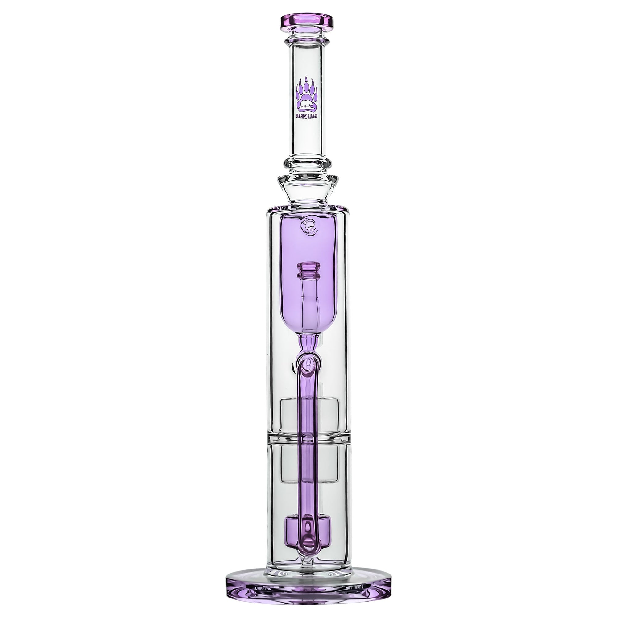 Calibear Pillar Flower Of Life Klein Bong (ONLINE ONLY)