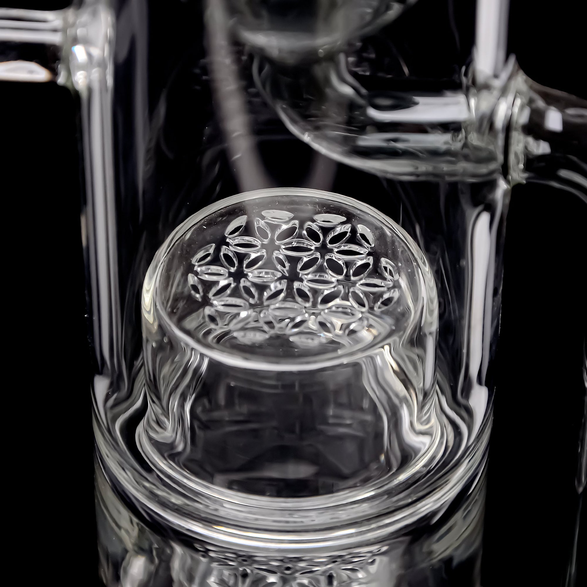 Calibear Pillar Flower Of Life Klein Bong (ONLINE ONLY)