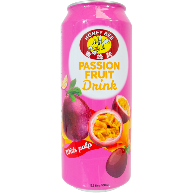 Honey Bee Passion Fruit Drink w/ Pulp 500mL (VIETNAM)