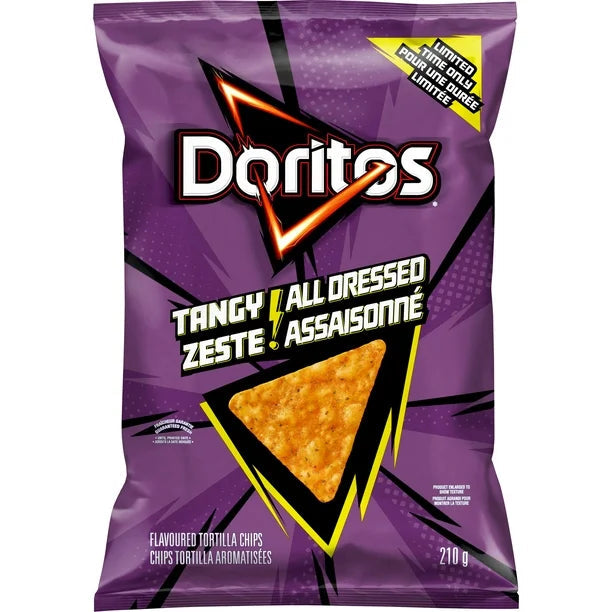 Doritos Chips Tangy All Dressed 210g (CANADA)