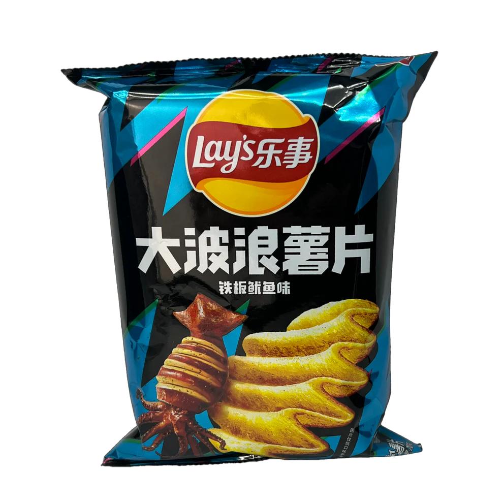 Lay's Big Wave Sizzling Squid 70g (China)