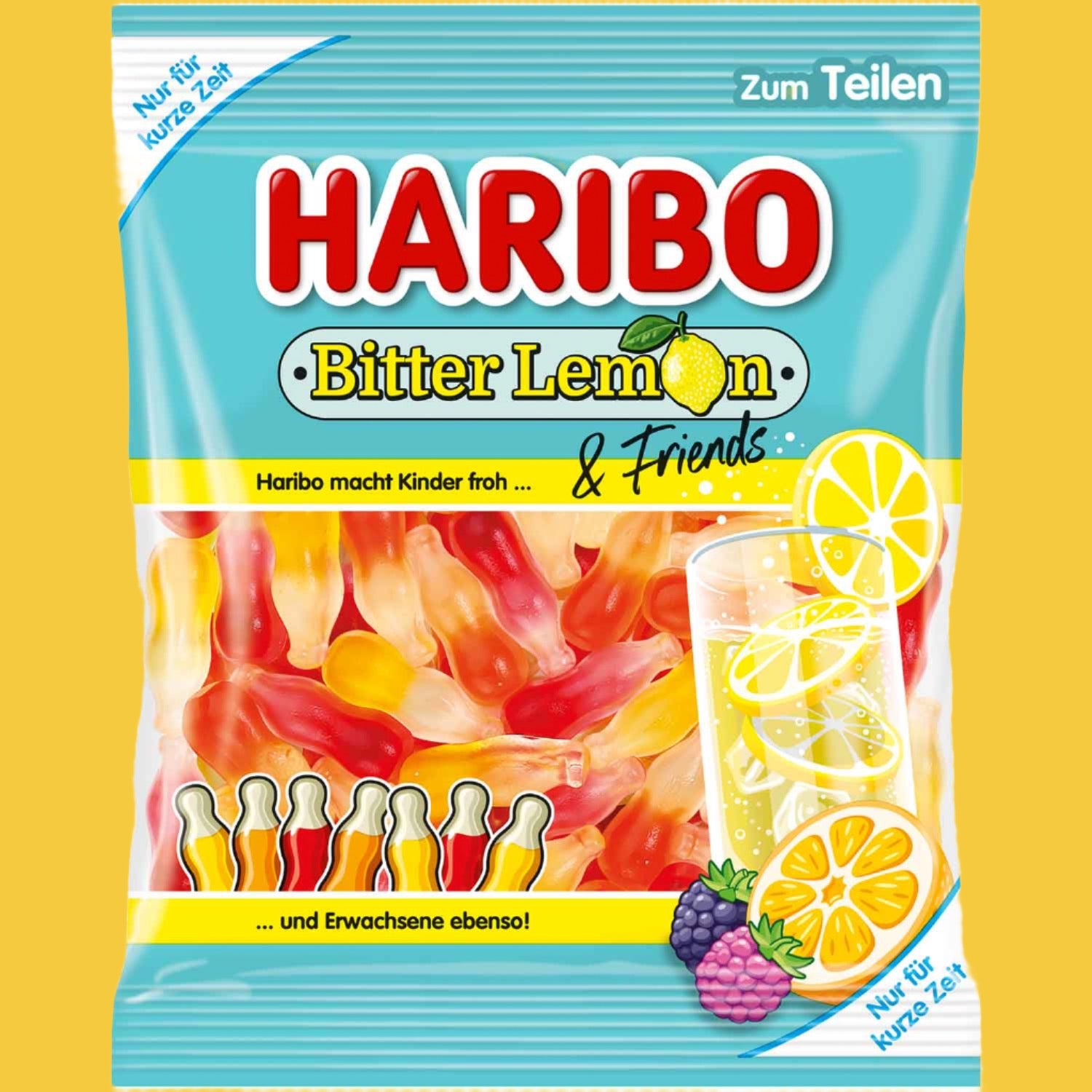 Haribo Candy Bitter Lemon & Friends 160g (GERMANY)