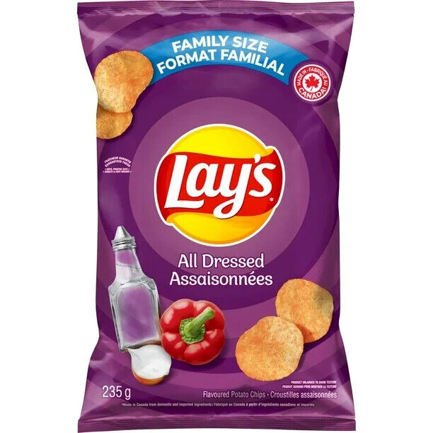 Lay's All Dressed 235g (CANADA)