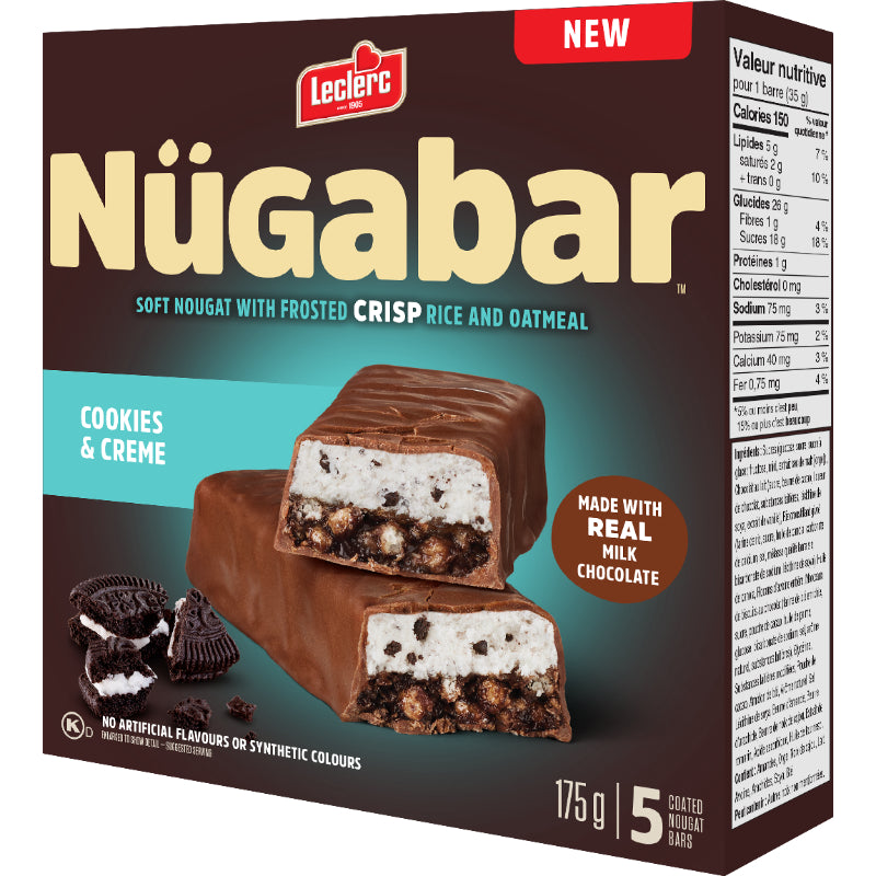 Nugabar Cookies And Cream 175g (CANADA)