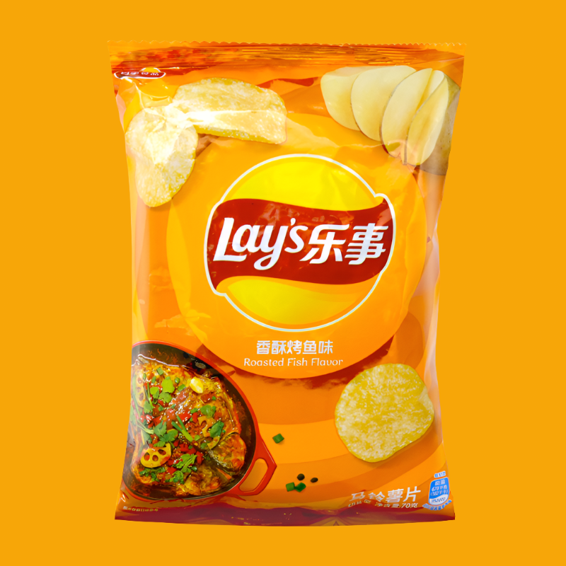 Lay's Roasted Fish Flavor 70g (CHINA)