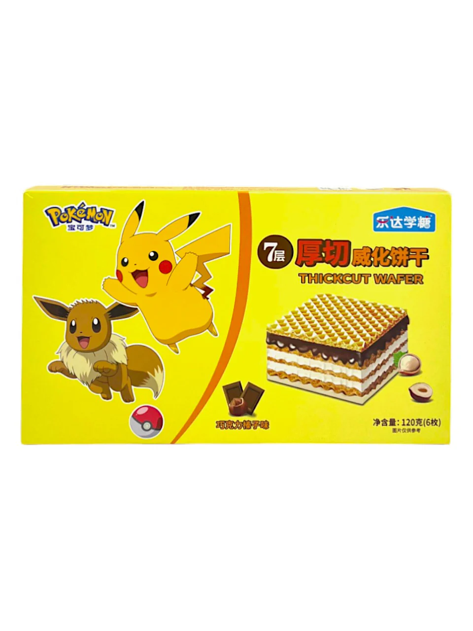 Pokémon Hazelnut Wafer Biscuits 120g (China)