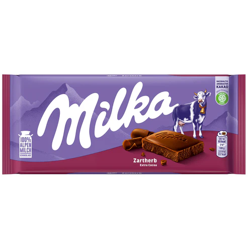 Milka Extra Cocoa Bittersweet 100g (GERMANY)