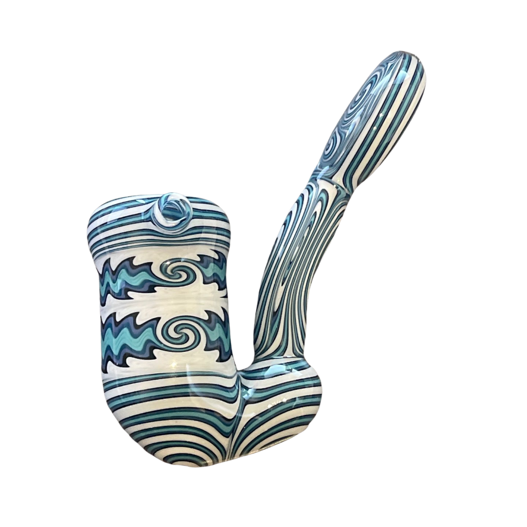 WHITE LABEL CLEAR GLASS PIPE – Herbal Essentials